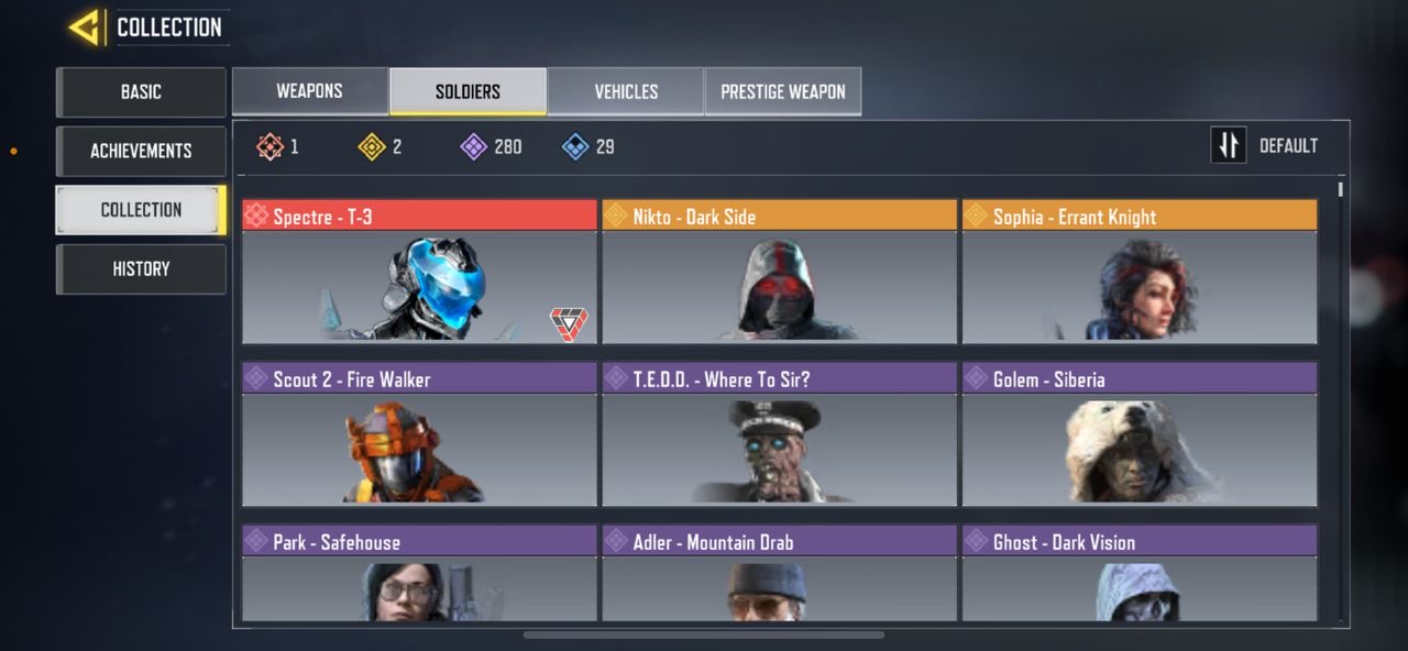 5 MYTHIC GUNS, 30 LEGENDARY GUNS, 1 MYTHIC CHARACTER, 2 LEGENDARY CHARACTERS 