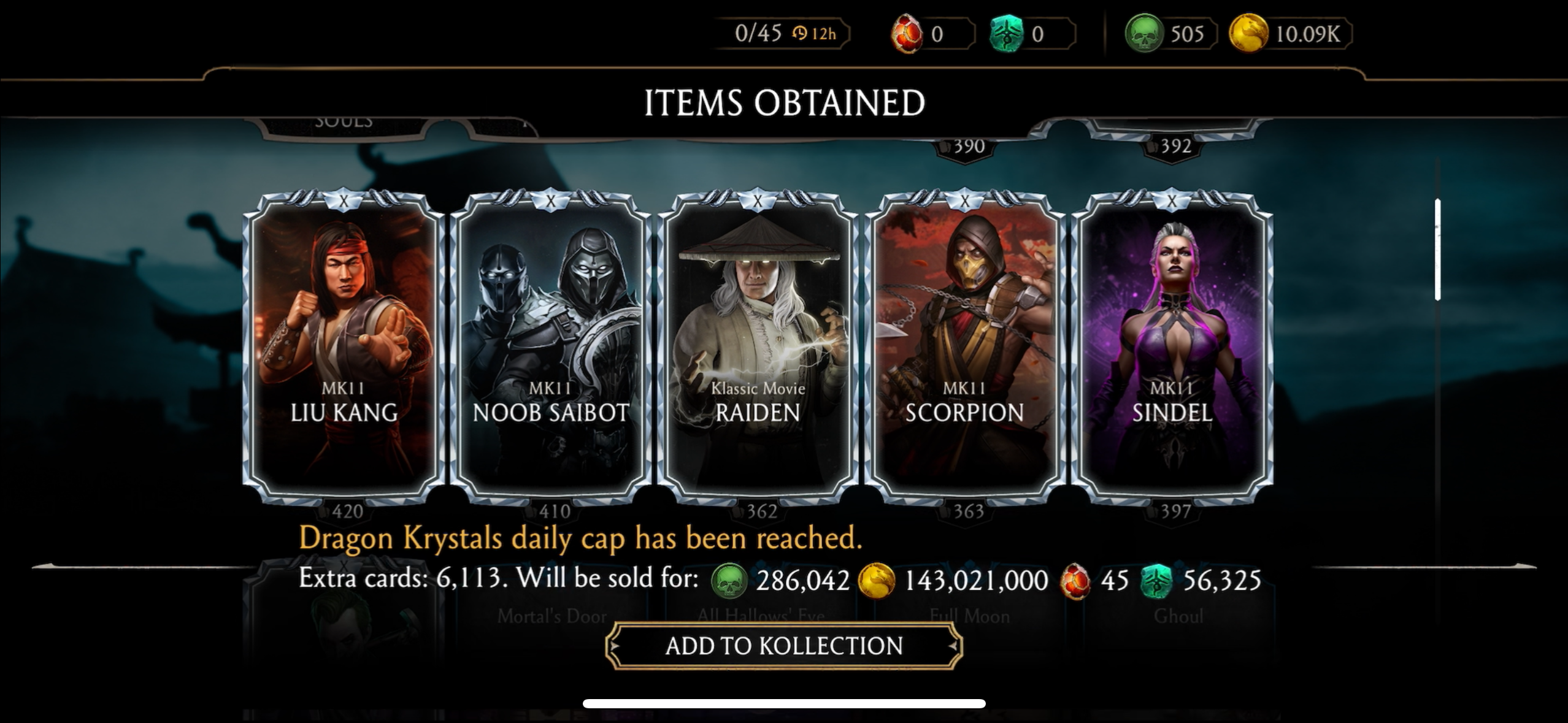 300,000 Dragon Krystal’s, 300,000 Souls, 8 Diamonds Maxed (New Account)