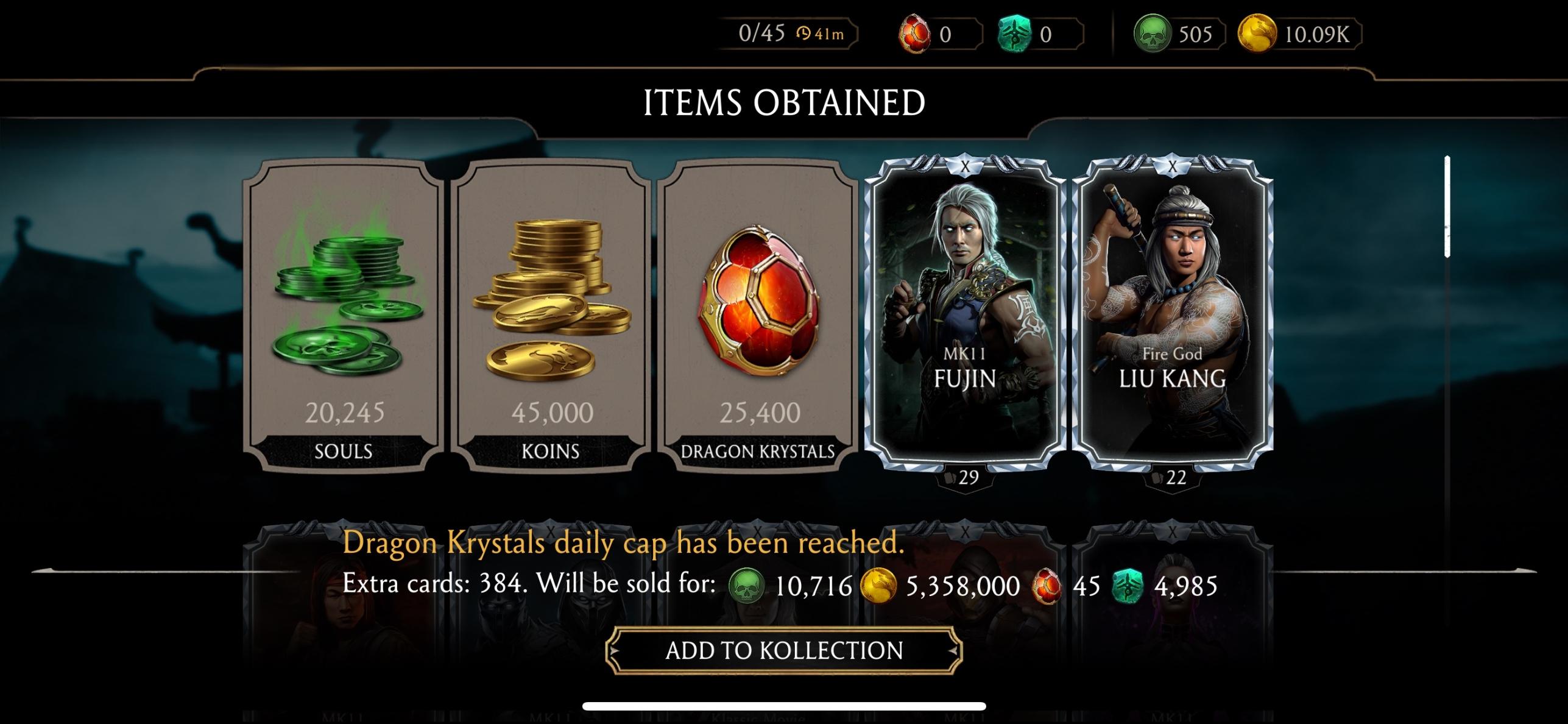 25,000 Dragon Krystal’s, 20,000 Souls, 8 Diamonds Maxed (New Account)