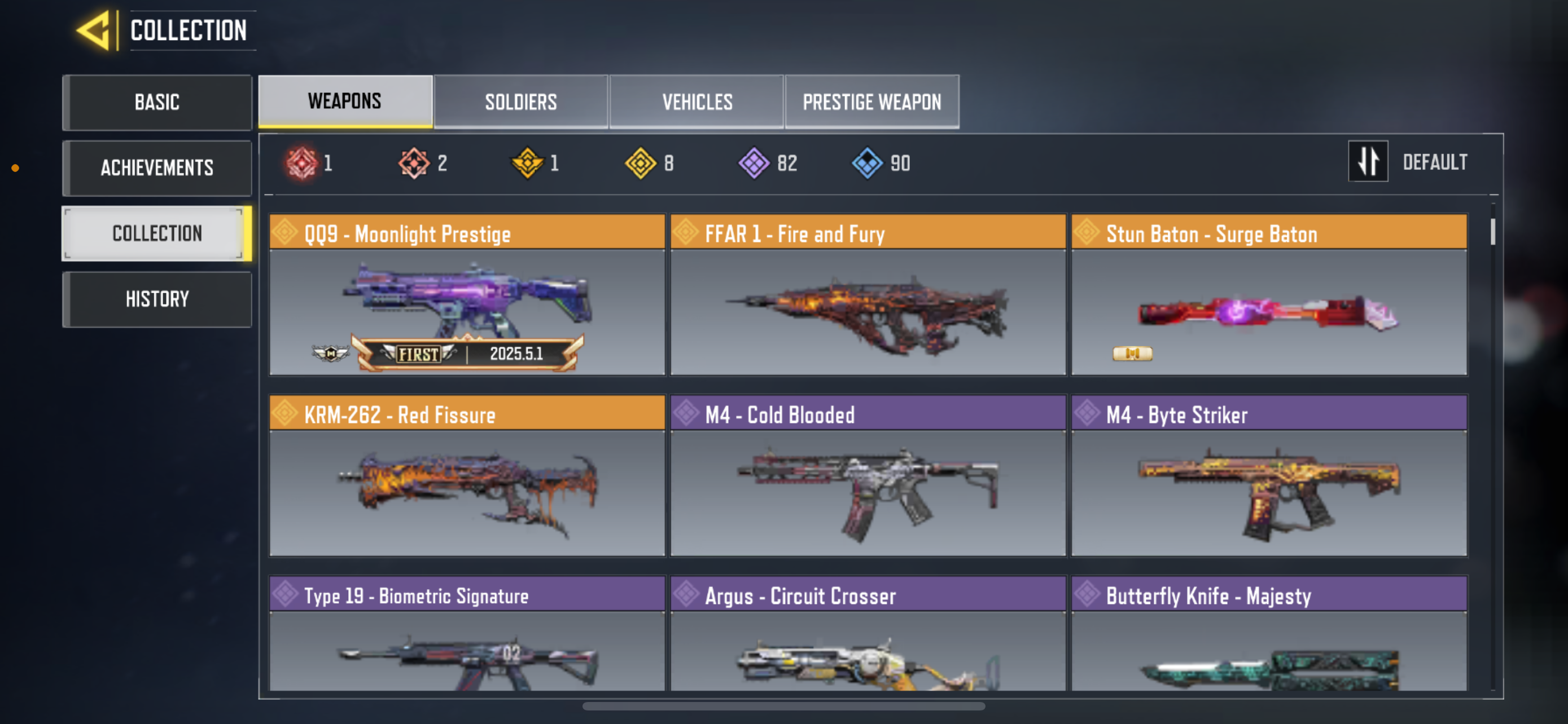 2 MYTHIC WEAPONS, 8 LEGENDARY WEAPONS, 30 EPIC SOLDIERS