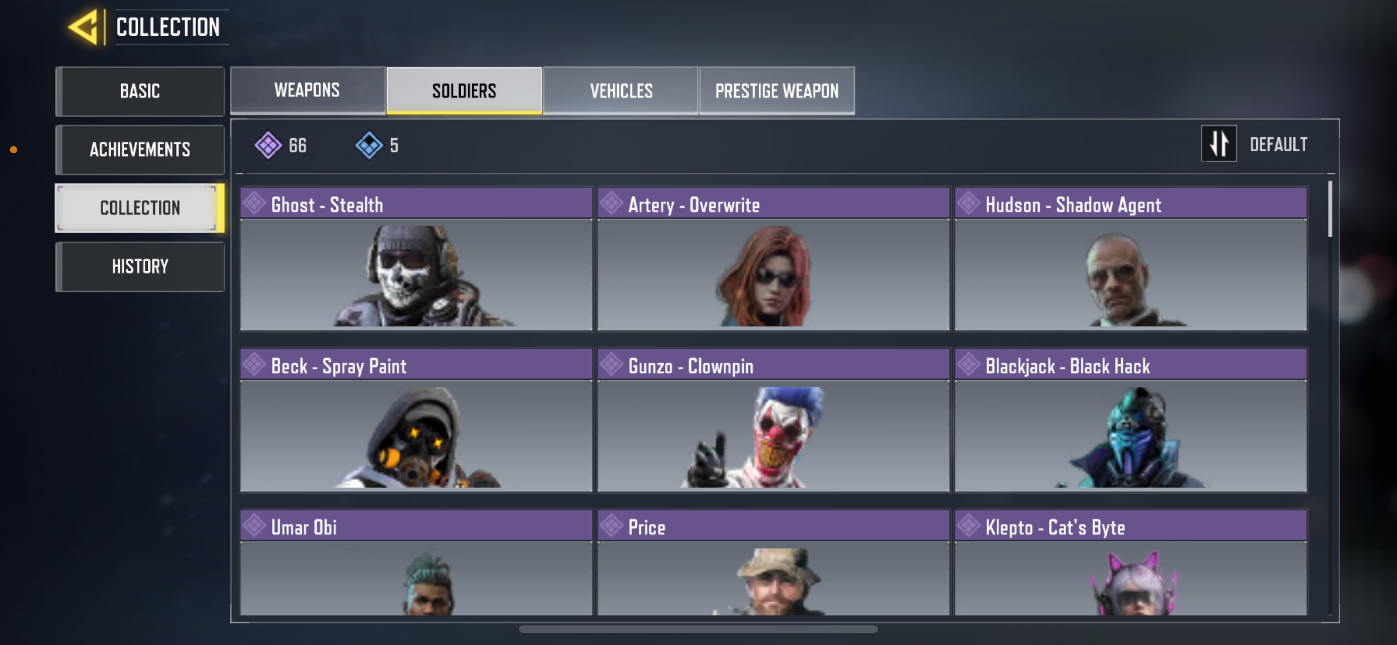 2 MYTHIC GUNS, 9 LEGENDARY GUNS AND 66 EPIC SOLDIERS