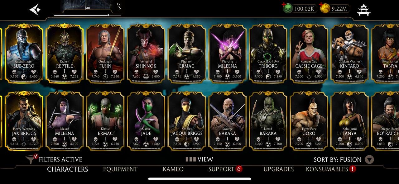 FULLY MAXED ACCOUNT (100,000 Dragon Krystal’s, 68 Diamonds Maxed, 60 Epic Maxed, All Rares Maxed, All Ascension Maxed)